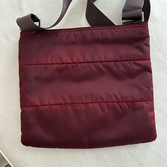 Prada Maroon Messenger Bag - Picture 3 of 6